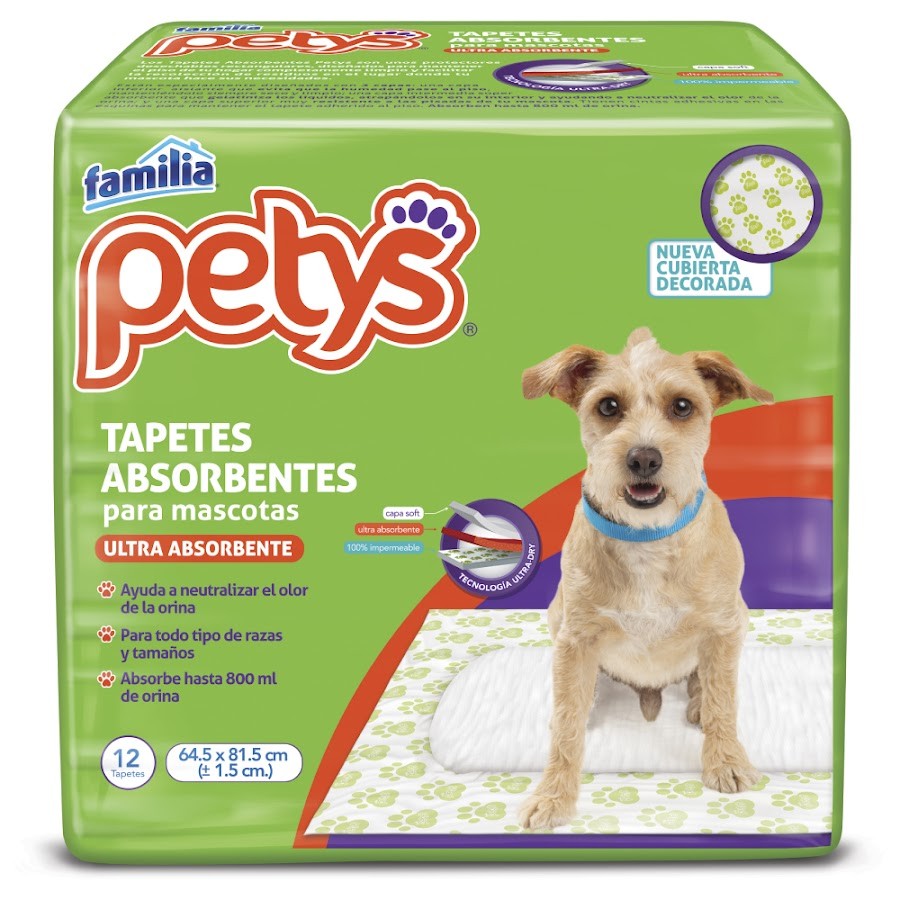 Tapetes Absorbentes Petys Para Mascotas x 12Und