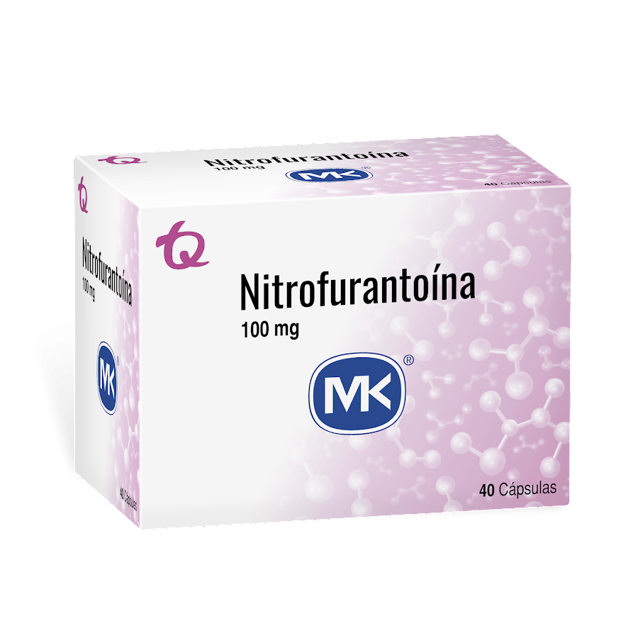 Nitrofurantoina MK 100mg Cápsula Caja x40Cáp.