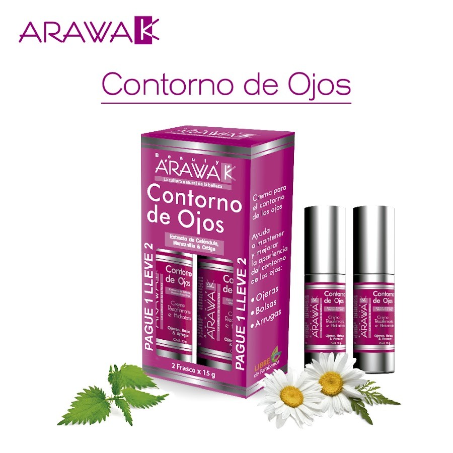 Crema Arawak Contorno de Ojos 2x15gr