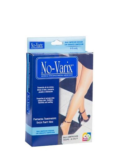 Medias No Varix Pantimedia Baja Compresión Taupe S X1Und.