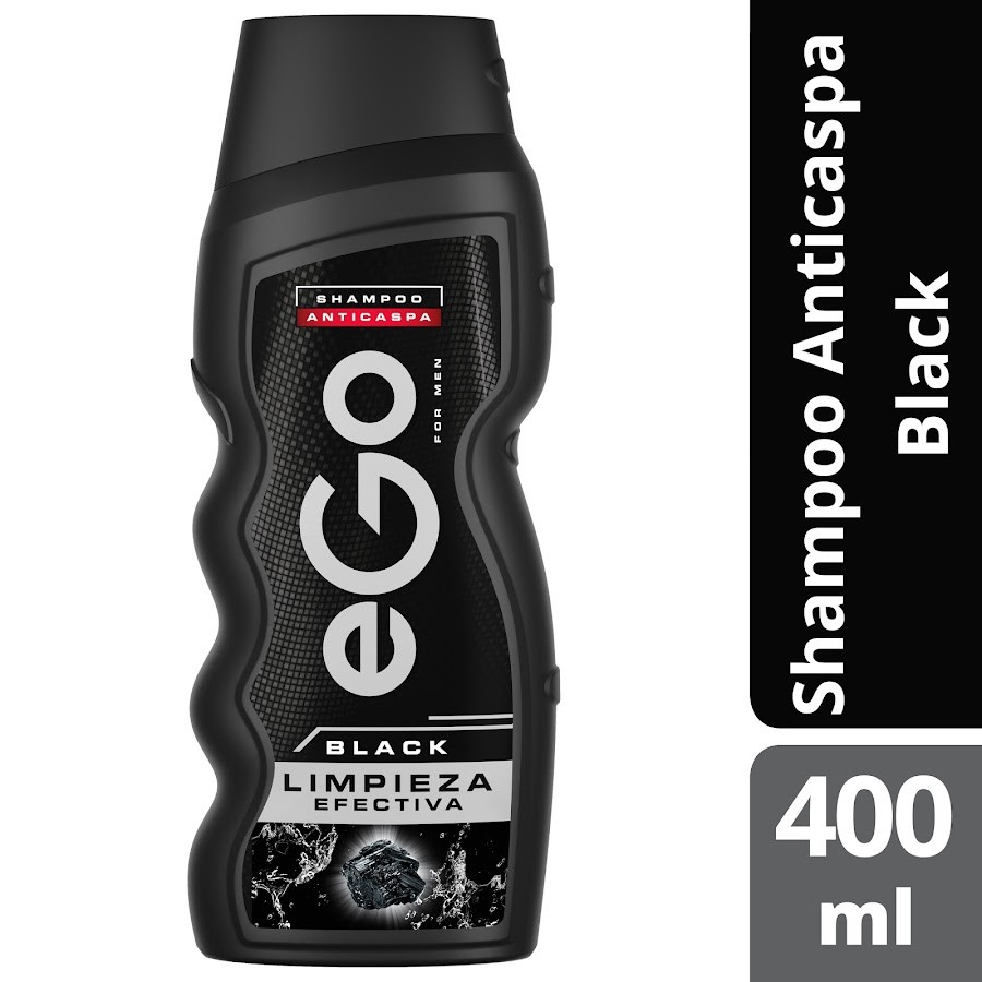 Shampoo Anticaspa EGO Black Limpieza Efectiva x 400ml