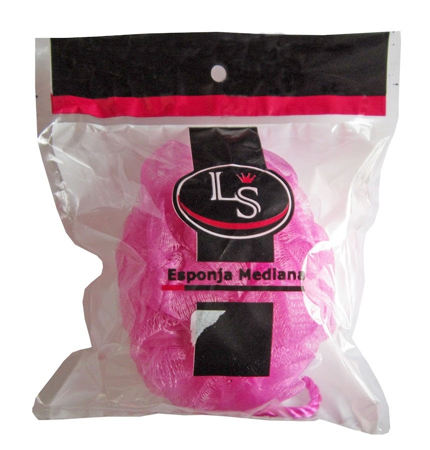ESPONJA DE BAÑO COLORES SURTIDOS X1UND.