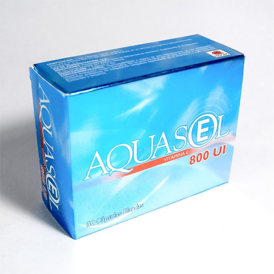Aquasol-E 800UI Cápsulas Caja x30Cap. Procaps Vitamina E