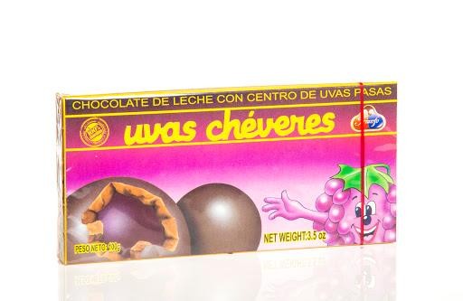 Chocolate Uvas Cheveres Cubiertas con Chocolate x100G.