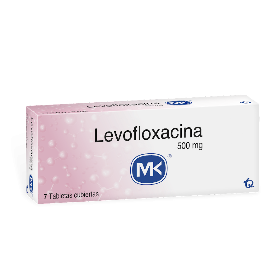 Levofloxacina MK 500mg Tableta Caja x7Tab.