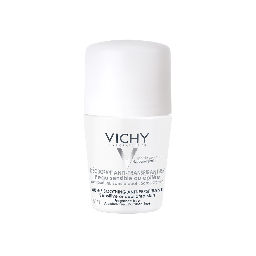 DESODORANTE VICHY PIEL SENSIBLE 48 HRS ROLL-ON X50ML.