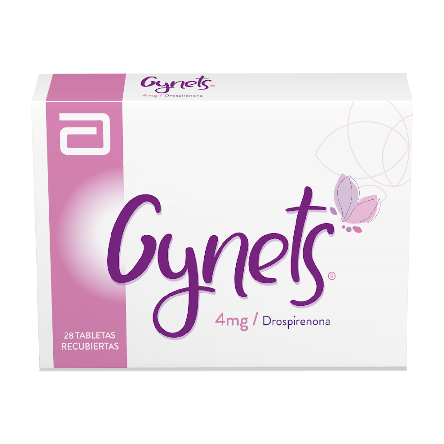 Gynets Abbott 4Mg Drospirenona Caja x 28Tab