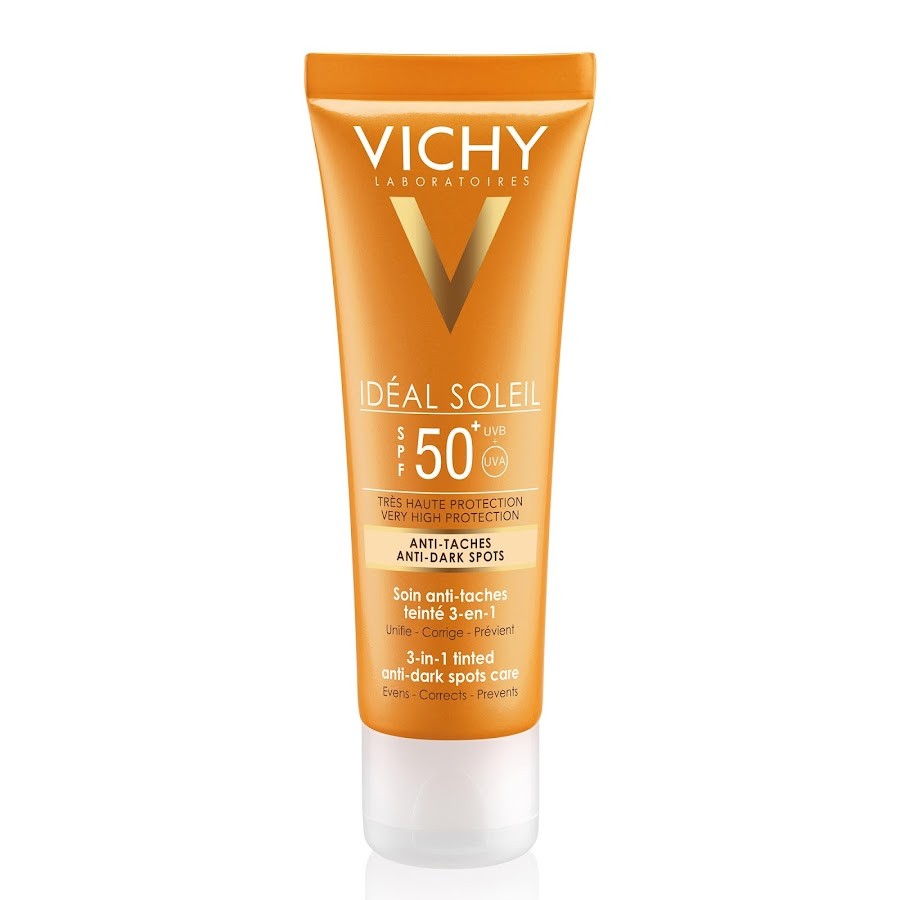 PROTECTOR SOLAR VICHY ÍDEAL SOLEIL ANTIMANCHAS FPS50+ X50ML.