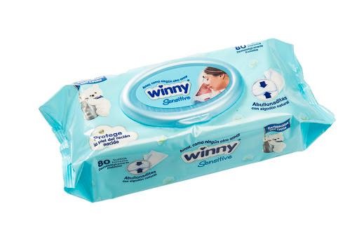 Toallas Húmedas WINNY Sensitive Abullonaditas x80Und