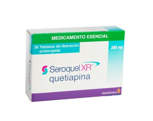 Seroquel Xr 300Mg Comprimidos Caja x30Com. AstraZeneca Quetiapina