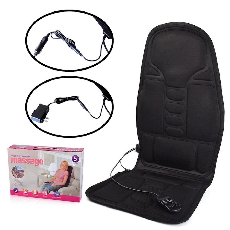 Cojín Slook Masajeador Silla Vibración Con Control