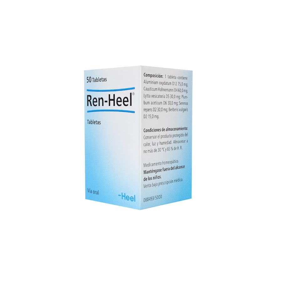 Ren Heel Tabletas Aluminium D12 Causticum D4 X 50 Tabletas