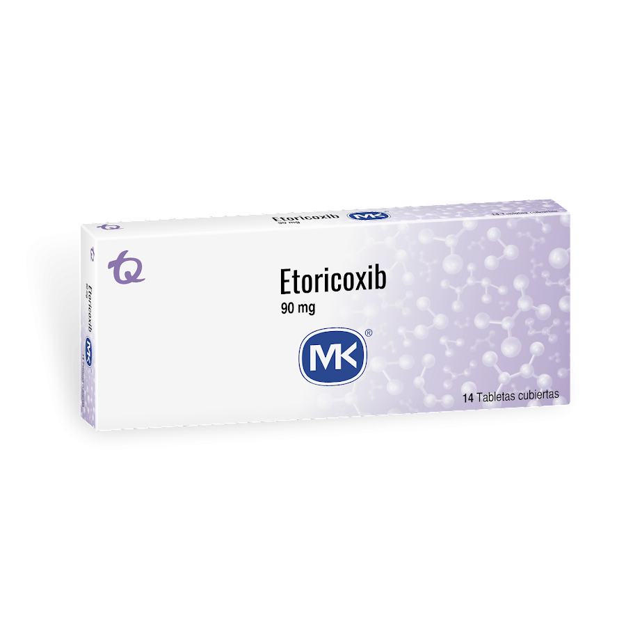 Etoricoxib Mk 90Mg Tabletas Caja X14Tab.