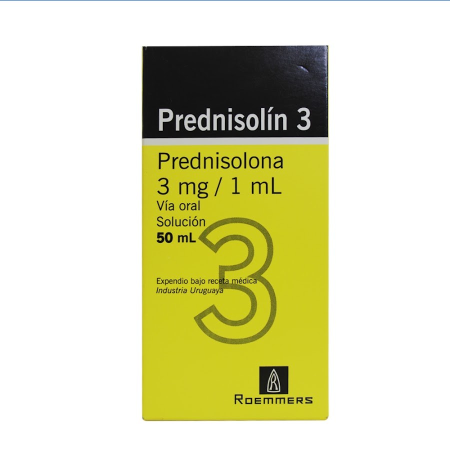 Prednisolin 3mg/1ml Solucion Oral FraX50ml Medihealth Scandinavia Pred