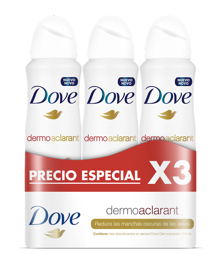 OFT Antitranspirante Dove Dermoaclarant Pack x 3Uni