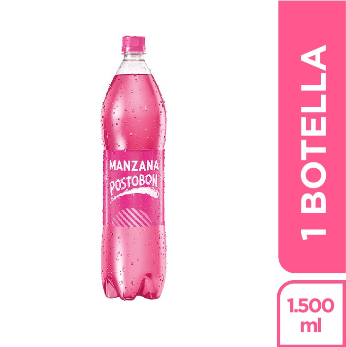 Gaseosa Manzana Postobon x 1.5 Litros