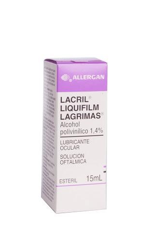 Lacril Liquifilm Lagrimas 1.4% Sol.Oft.x15Ml. ALL Alcohol Polivinílico