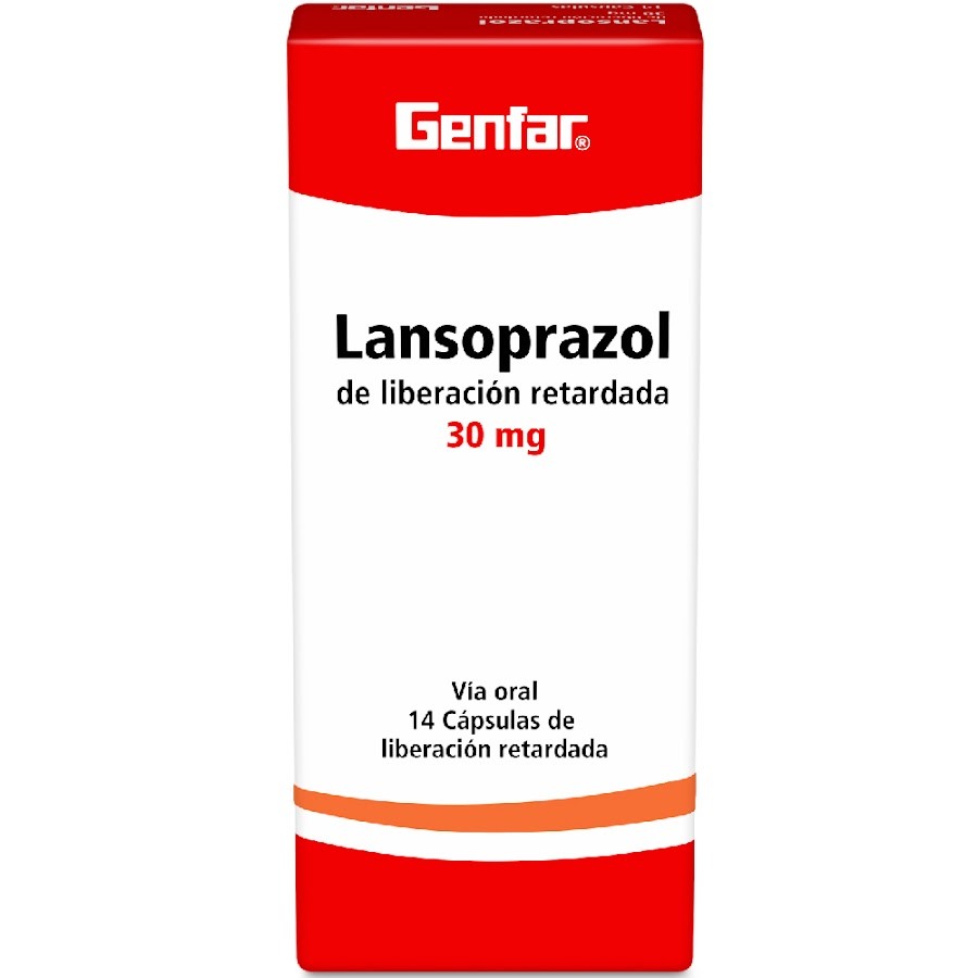 Lansoprazol Genfar 30Mg Cápsulas Caja X14Cap.