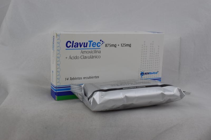 Solo Online Clavutec 875 Mg +125 Mg Tab/Comp x 14 Und