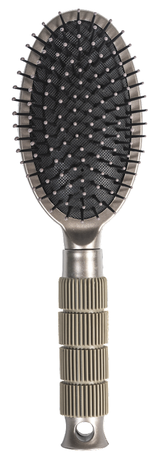 Cepillo Plástico Shock Mango Gris x 1Und