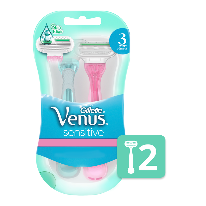 Máquinas Desechables de Afeitar Gillette Venus Sensitive 2 Und