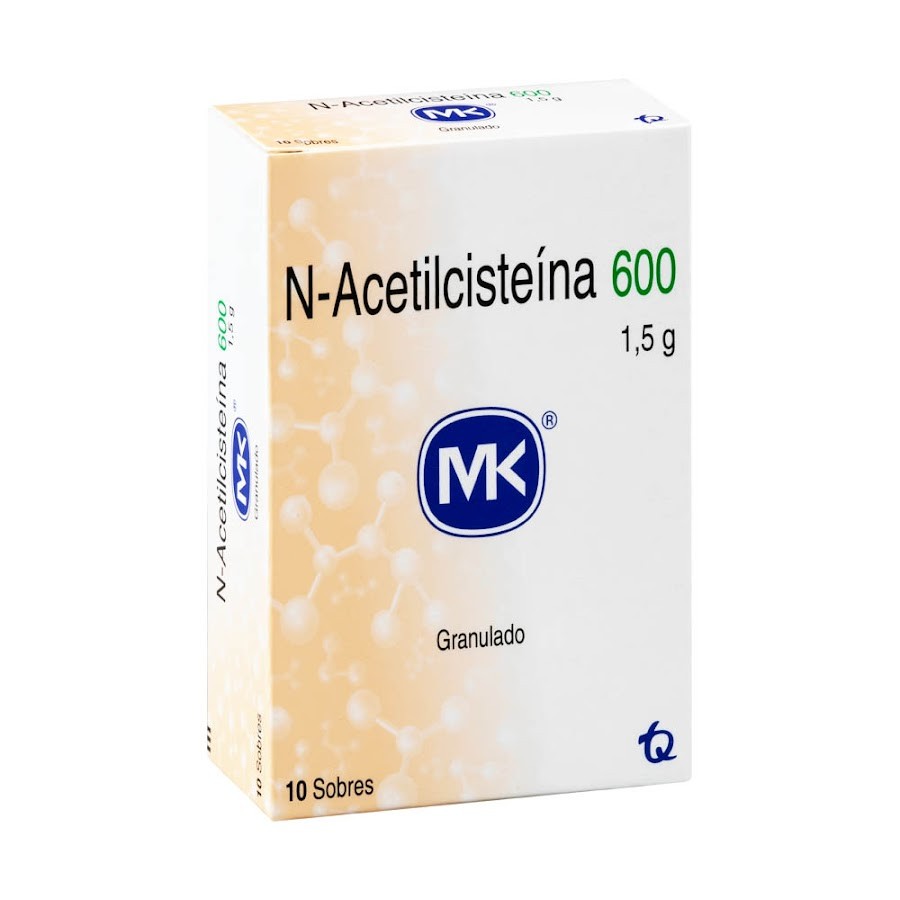 N-Acetilcisteína MK 600mg Granulado Sobre x10Sob.