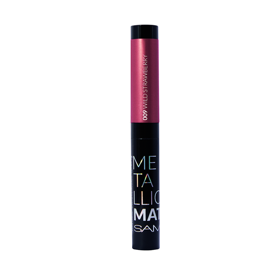 Labial Mate Metal Samy Wild Strawberry #9 x2gr