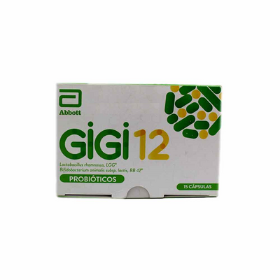 Probioticos Gigi 12 Frasco X 15 Capsulas