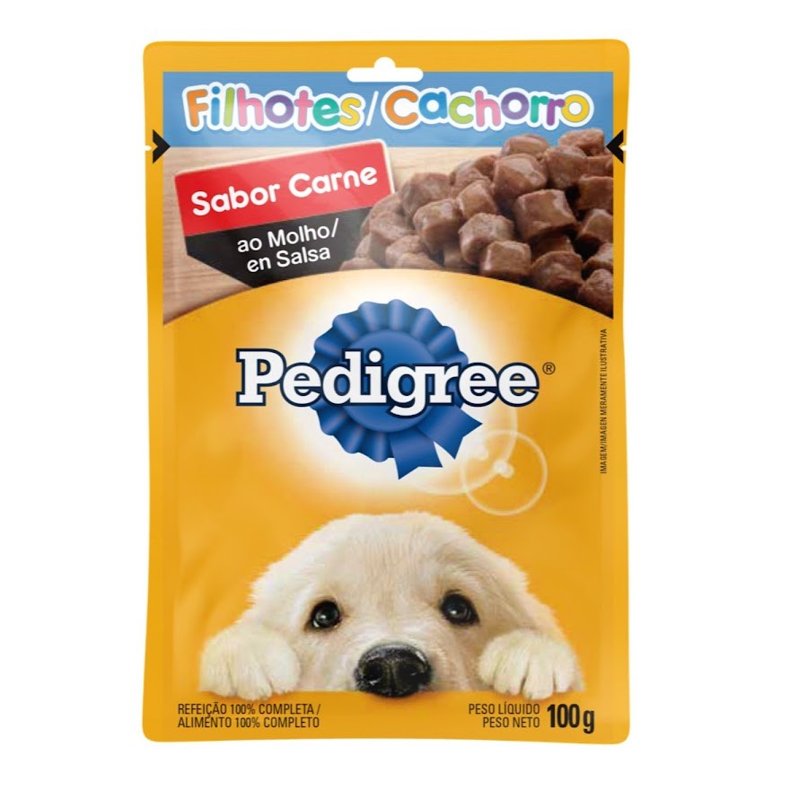 Alimento Para Cachorros Pedrigree Sabor Carne X100g