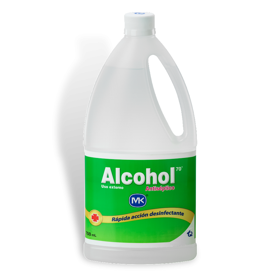 Alcohol MK Antiséptico Uso Externo x700Ml