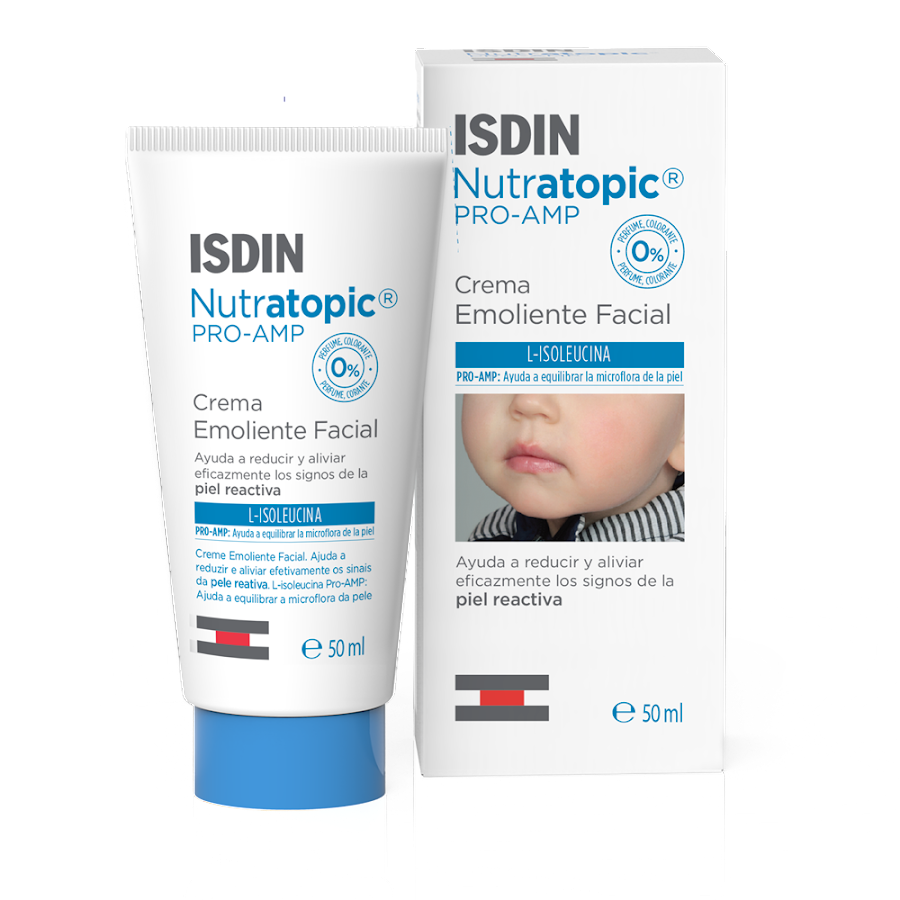 **Crema Facial Emoliente NUTRATOPIC ISDIN Pro-AMP x 50ml c/f