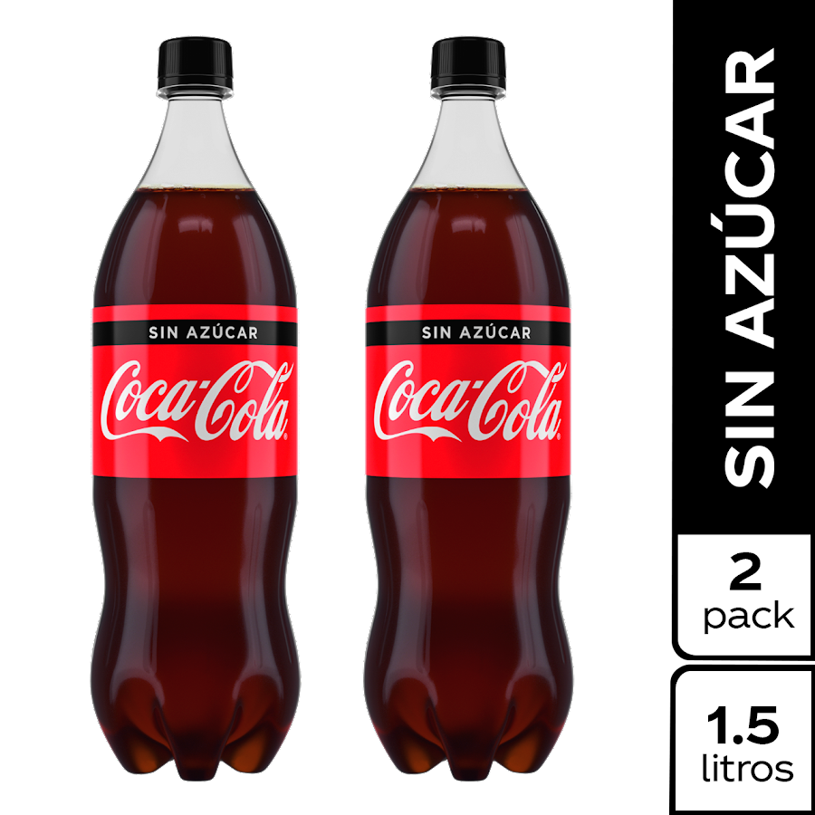 Coca Cola Sin Azucar Duopack x 1.5L c/u