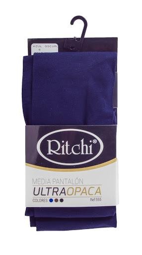 MEDIAS RITCHI PANTALÓN ULTRA OPACA TALLA S AZUL OSCURO X1UND