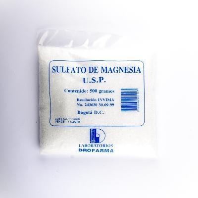Sulfato De Magnesia Drofarma X500G.