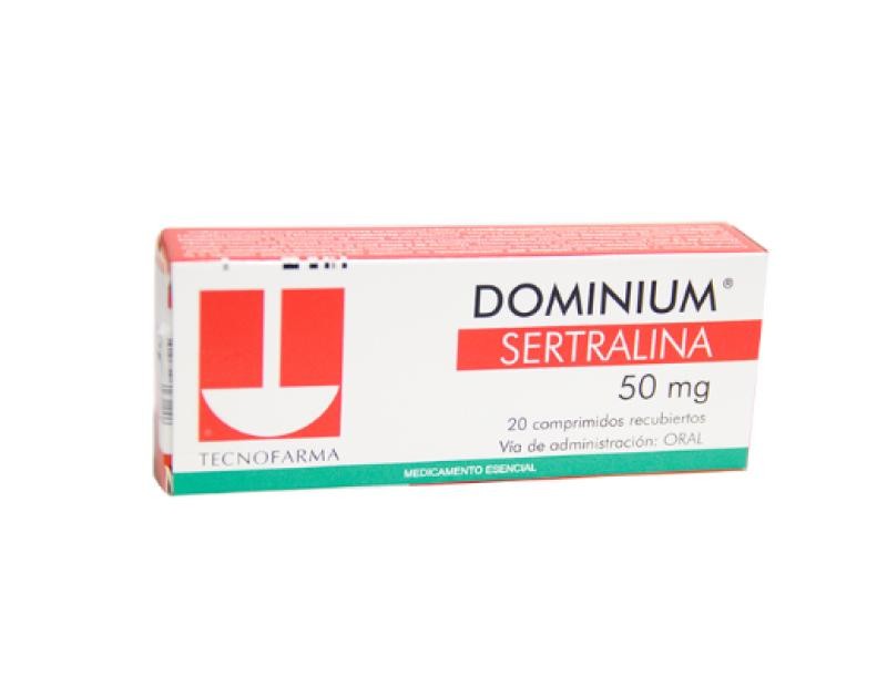 Dominium 50mg caja x 10 comprimidos Sertralina