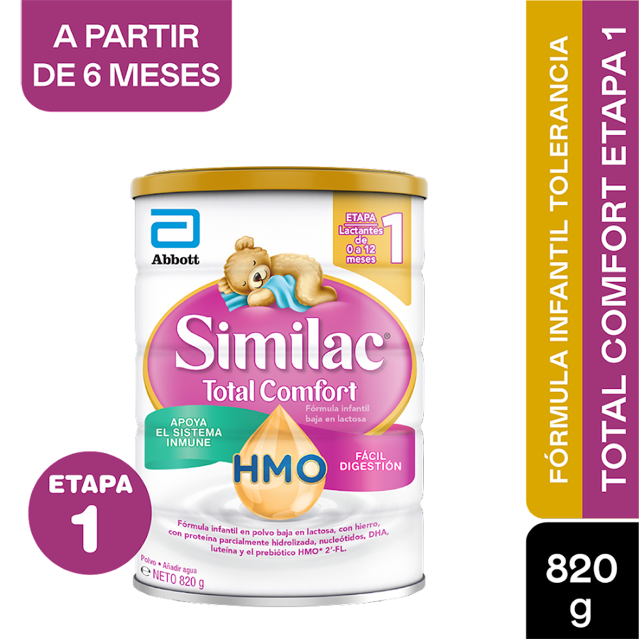 FÓRMULA INFANTIL SIMILAC TOTAL COMFORT PROSENSITIVE 0-12 MESES X820G