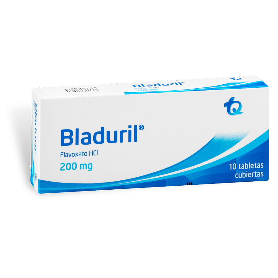Bladuril 200mg Tabletas Caja x10Tab. TQ Flavoxato HCI