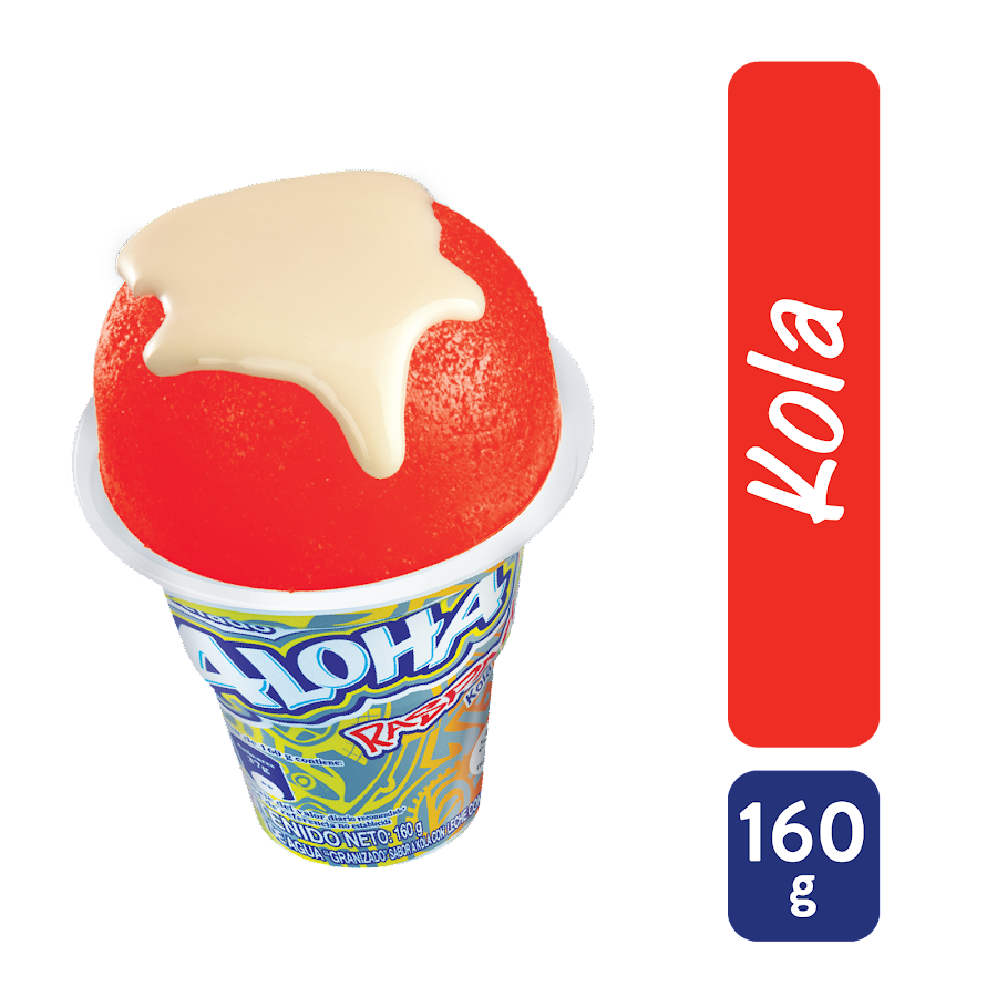 Helado CREM HELADO ALOHA Raspado x160G.