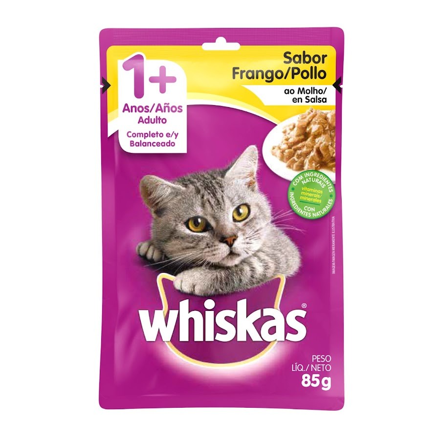 Alimento Para Gatos Whiskas Pollo Adulto X85g