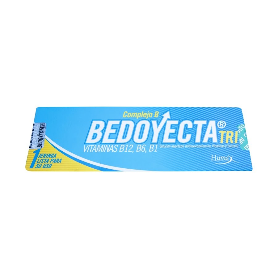 Bedoyecta Tri Solucion Inyectable Vitamina B12 B6 B1 Complejo B x 1Ampolla