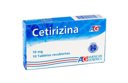 Cetirizina Ag 10Mg Tabletas Caja X10Tab.