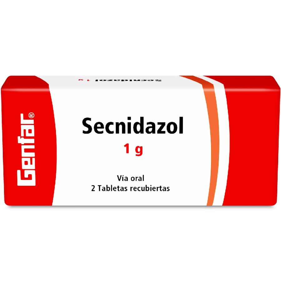 Secnidazol Genfar 1G Tabletas Caja X2Tab.