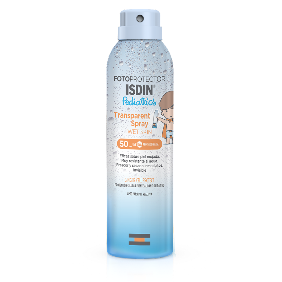 Protector Solar ISDIN Fotop ped wet skin trans spr 50+  x 250Ml