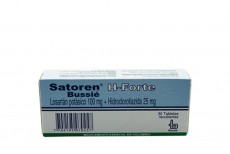 SATOREN H FORTE 10025MG CAJA X30TAB BUS LOSARTÁN HIDROCLOROTIAZIDA Z