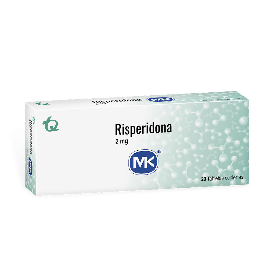 Risperidona MK 2mg Tableta caja x20Tab.