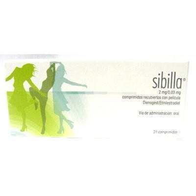 SIBILLA 2/0.03 MG COMPRIMIDO CAJA X21COM.GEDEON DINOGEST ETINILESTRADI