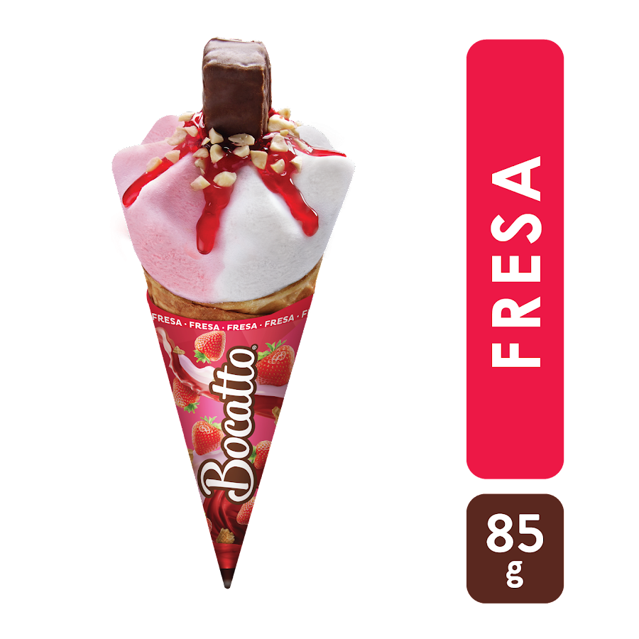 Helado CREM HELADO BOCATTO Fresas x88G.