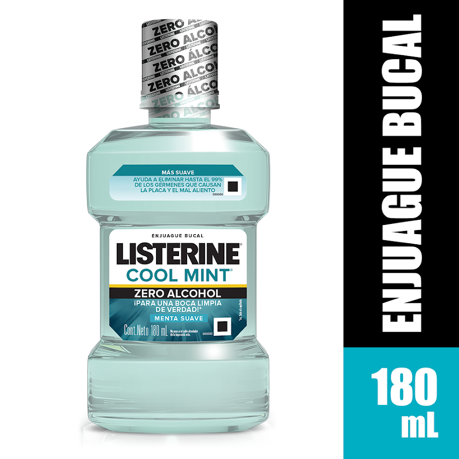 Enjuague Bucal Listerine Cool Mint Zero X180Ml