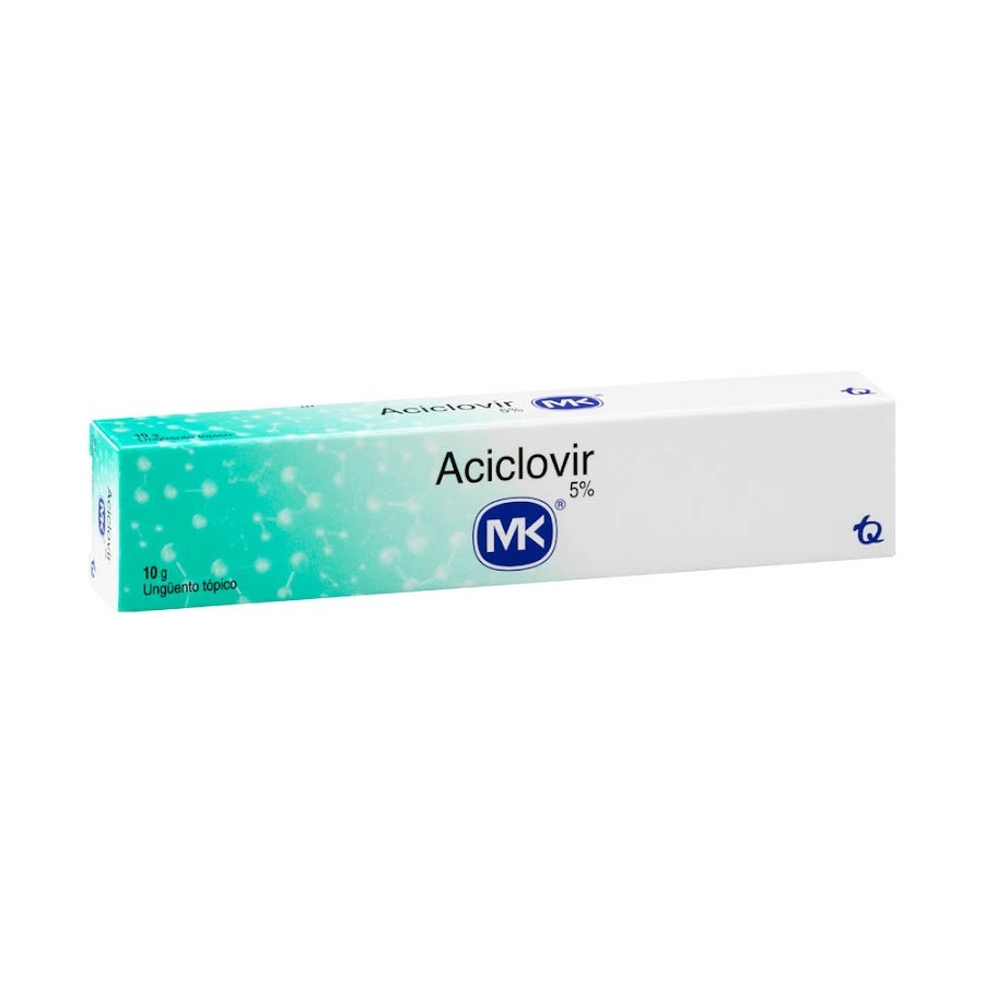 ACICLOVIR MK 5% UNGÜENTO TÓPICO TUBO X10G.