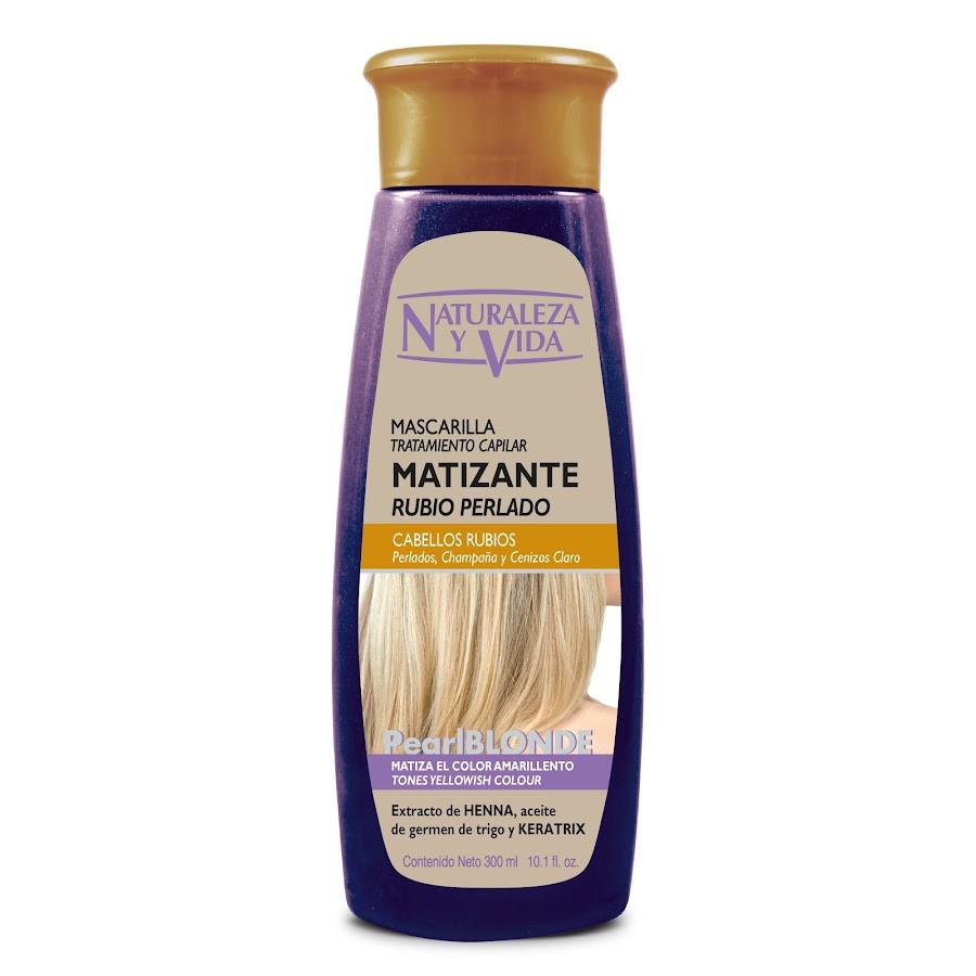 Mascarilla Naturaleza Y Vida Matizante Rubio Perlado X300Ml
